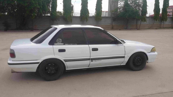 โตโยต้าCololla เครื่อง4-A เครื่องหัวฉีด ดีมาก ช่วงล่างดีแอร์เย็น วิทยุ DVD MP3 กระจกไฟฟ้า พวงมาลัยเพาเวอร์ เซ็นทรัลล๊อก ดิสเบรค 4 ล้อ แก๊ส-น้ำมั