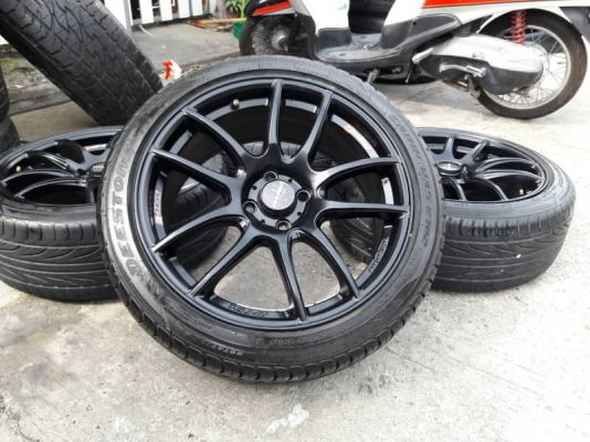 ล้อ lenso ขอบ 17 พร้อมยาง 205/45/17 ปี 14 ชุดล่ะ 8,800