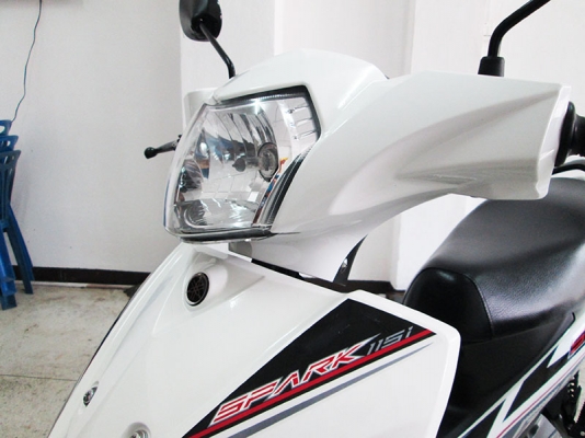 (โอนฟรี) ขาย Yamaha Spark 115 I สตาร์ทมือ ลายใหม่ล่าสุด ปลายปี 2015 ไมล์แท้ 3149 กม เครื่องหัวฉีดประหยัดน้ำมันขั้นเทพ รถเกียร์ 4 จังวังหวะ
