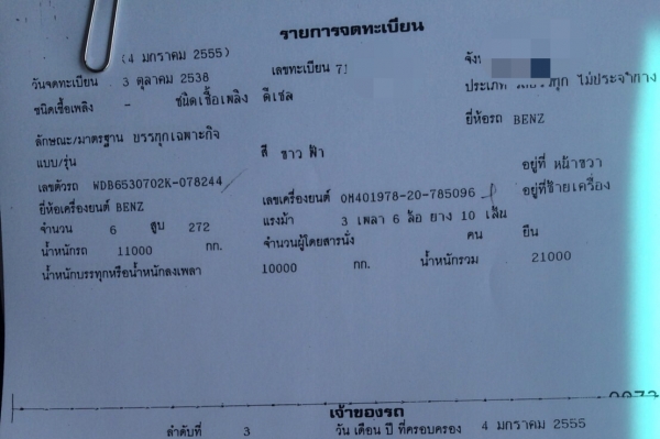 (มี14คันขายซาก...)10ล้อหัว-คัสซี2เพลา...BENZ ปี2538...เดิมรถโม่ปูน ยกโม่ลง เล่มทะเบียนพร้อม