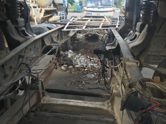 (มี14คันขายซาก...)10ล้อหัว-คัสซี2เพลา...BENZ ปี2538...เดิมรถโม่ปูน ยกโม่ลง เล่มทะเบียนพร้อม