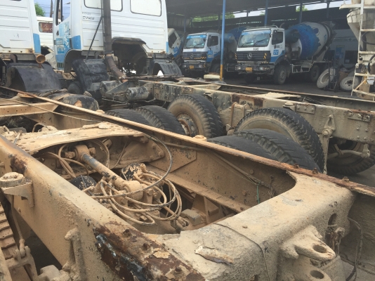 (มี14คันขายซาก...)10ล้อหัว-คัสซี2เพลา...BENZ ปี2538...เดิมรถโม่ปูน ยกโม่ลง เล่มทะเบียนพร้อม