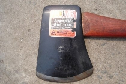 ขายขวานพลัมเมกางานใหม่เก่าเก็บ PLUMB AXE Tasmanian Made in USA.