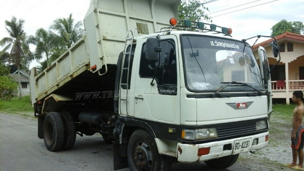 HINO ดัมพ์ FD3WGA 165 แรงม้า พวงมาลัยพาวเวอร์ กระบะดัมพ์ยาว 4 เมตร