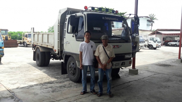 HINO ดัมพ์ FD3WGA 165 แรงม้า พวงมาลัยพาวเวอร์ กระบะดัมพ์ยาว 4 เมตร