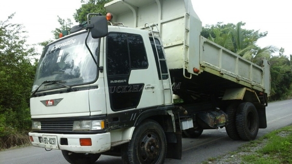 HINO ดัมพ์ FD3WGA 165 แรงม้า พวงมาลัยพาวเวอร์ กระบะดัมพ์ยาว 4 เมตร