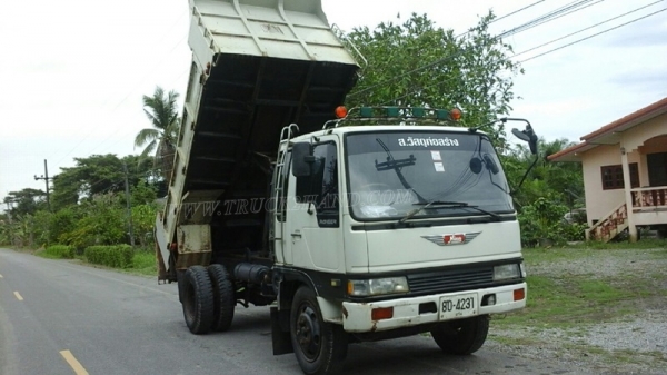 HINO ดัมพ์ FD3WGA 165 แรงม้า พวงมาลัยพาวเวอร์ กระบะดัมพ์ยาว 4 เมตร