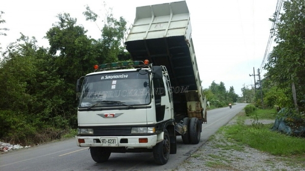 HINO ดัมพ์ FD3WGA 165 แรงม้า พวงมาลัยพาวเวอร์ กระบะดัมพ์ยาว 4 เมตร