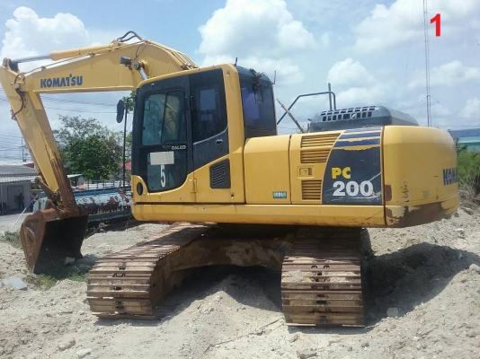 ขายยกชุด!! >>> Komatsu Pc200 รุ่น 7-8 ยกชุด 4 คัน <<< ขายเหมา 4,750,000 บาท เล่มทะเบียน 4 คัน