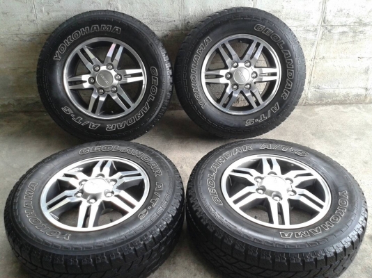 ขอบ16นิ้ว6รู อีสุ พร้อมยาง สวยๆ 4 ล้อ ราคา 6900 บาท