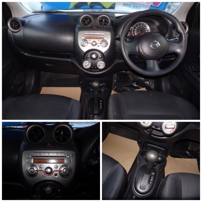 NISSAN MARCH 1.2 เกียร์AT ปี 2011 โทร 062-9916649 ดาว ออโต้เบสท์