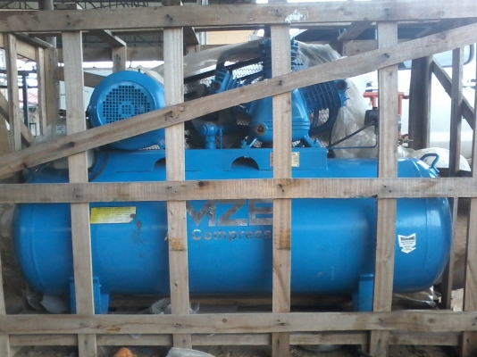 ขายปั๊มลม(ใหม่) ยี่ห้อ MZB ขนาด 300 ลิตร มอเตอร์  7.5 แรง 2900 รอบ/นาที ใช้ไฟ 3 เฟต(ไฟโรงงาน) ราคา 32,000 บาท