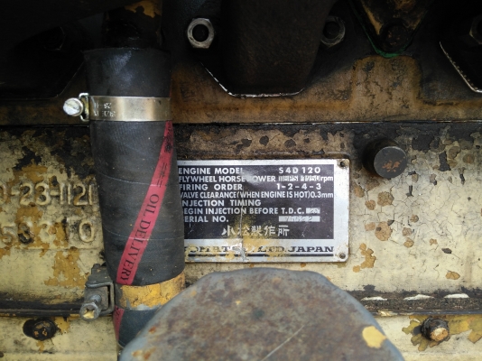 ขายเกรด Komatsu  GD37-5 H เครื่องดี ปั้มดี  เอกสารใบอินวอย