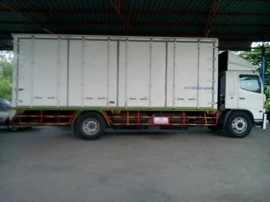 ขายดาวน์ รถหกล้อ (เจ้าของขายเอง) ตู้สิบบาน 7.25 เมตร HINO FG1JPKA ซีรี่ 500(NGV)  220 แรงม้า ปี 2555