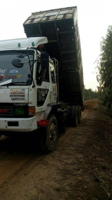 ขายรถสิบล้อดัมพ์  มิตซูบิชิ หลงเทอร์โบ  220 แรง