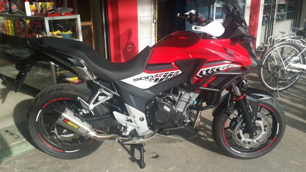 ขายฮอนด้า CB500X New 2016 สีแดงดำ