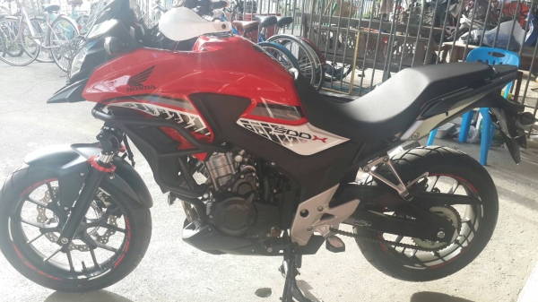ขายฮอนด้า CB500X New 2016 สีแดงดำ