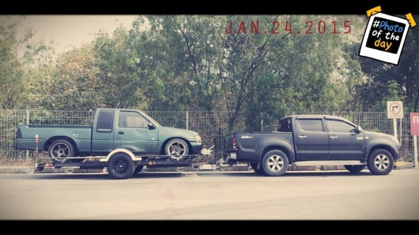 ขายหางเทลเลอร์บรรทุกรถ