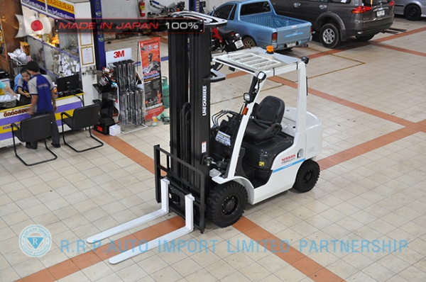 ขายรถโฟล์คลิฟท์มือสอง NISSAN  รุ่น Y1F2-002873 ราคา 530,000 บาท นำเข้าจากประเทศญี่ปุ่น 100\% ไม่เคยใช้งานในไทย