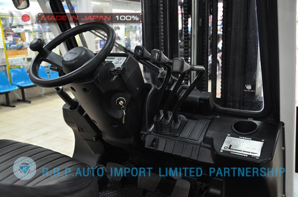 ขายรถโฟล์คลิฟท์มือสอง NISSAN  รุ่น Y1F2-002873 ราคา 530,000 บาท นำเข้าจากประเทศญี่ปุ่น 100\% ไม่เคยใช้งานในไทย