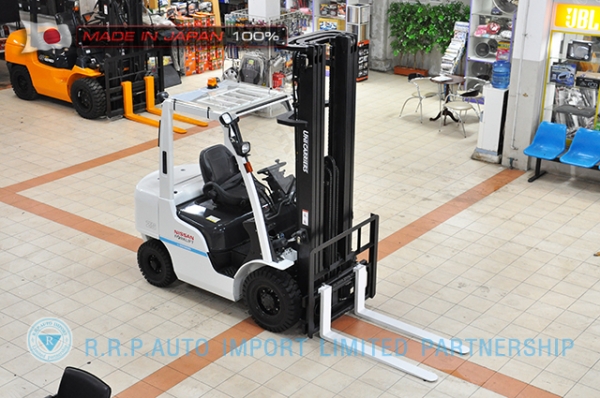 ขายรถโฟล์คลิฟท์มือสอง NISSAN  รุ่น Y1F2-002873 ราคา 530,000 บาท นำเข้าจากประเทศญี่ปุ่น 100\% ไม่เคยใช้งานในไทย