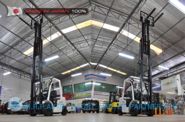 ขายรถโฟล์คลิฟท์มือสอง NISSAN  รุ่น Y1F2-002873 ราคา 530,000 บาท นำเข้าจากประเทศญี่ปุ่น 100\% ไม่เคยใช้งานในไทย