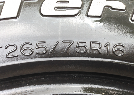 ยาง Mud BF Goodrich 265 75 16 พร้อมใช้งาน ราคาไม่แพง