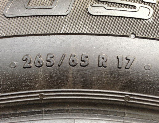 ยาง All Continental 265 65 17 ปี13 ดอกเต็ม ใช้ยาว ราคาไม่แพง