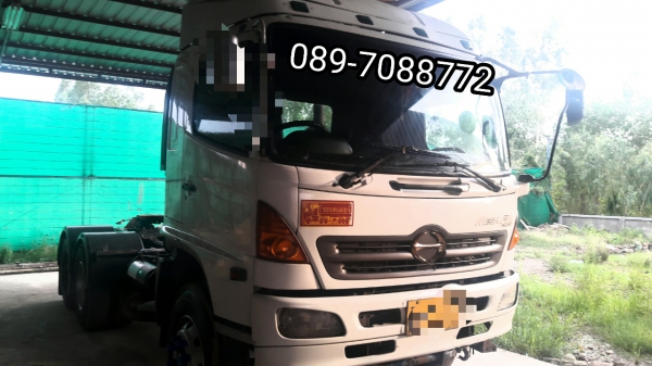 ขายหัวลากhino mega 320ปี 51  พร้อมหางเซมิ  ดั้ม หินทราย  สวยๆ  ยางเต็ม80\%  ทั้งหัวและหาง