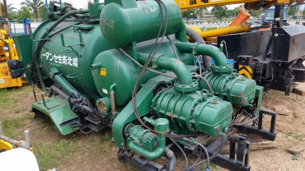 ขาย แท๊งก์ดูดโคลน ดูดสิ่งปฎิกูล ดูดขี้เลน สำหรับติดรถบรรทุก 10 ล้อ MORITA TOKUSU เก่านอก ญี่ปุ่น