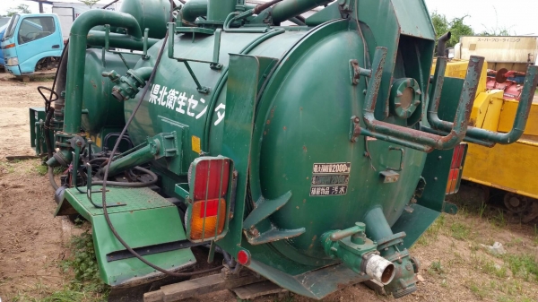 ขาย แท๊งก์ดูดโคลน ดูดสิ่งปฎิกูล ดูดขี้เลน สำหรับติดรถบรรทุก 10 ล้อ MORITA TOKUSU เก่านอก ญี่ปุ่น