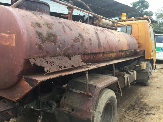 6ล้อรถน้ำ isuzu NPR120แรง รถประมูลจากเทศบาล. เล่มทะเบียนพร้อม