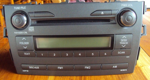 ขายวิทยุ-เทป-ซีดี ติดรถยนต์ TOYOTA 2 เครื่อง สภาพเหมือนถอดป้ายแดง
