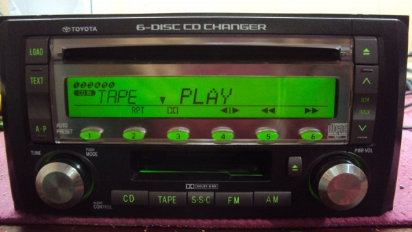 ขายวิทยุ-เทป-ซีดี ติดรถยนต์ TOYOTA 2 เครื่อง สภาพเหมือนถอดป้ายแดง