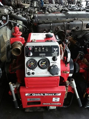 ขายเครื่องดับเพลิงหาบหามเก่าญี่ปุ่น สภาพพร้อมใช้ สตาร์ทกุญเเจ