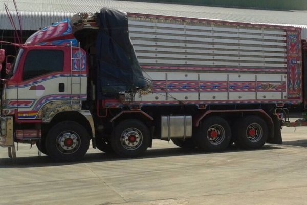 ขาย ISUZU 360 พ่วงแม่ลูก กระบะเนียมคอกเกษตรดั๊ม รถปี 55