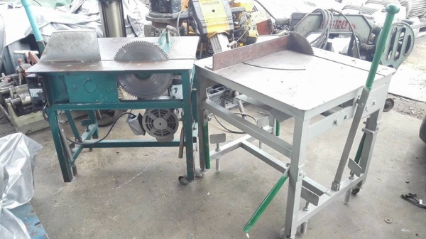 ขายแท่นตัดอลูมิเนียม สันติ มอเตอร์มิตซู 1 HP. 220V. สภาพสวยสดแน่นพร้อมใช้งานมาเทสก่อนได้!!