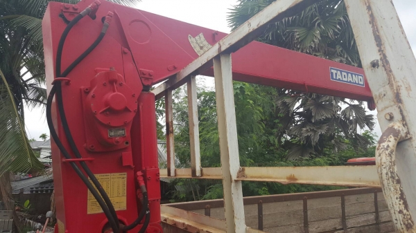 ขาย 6 ล้อ HINO KM545 ติดเครน TADANO 2.5 ตัน เครื่อง WO4D 117 แรงม้า คัสซีสวยตลอดเส้น เอกสารเล่มทะเบียนพร้อมโอน