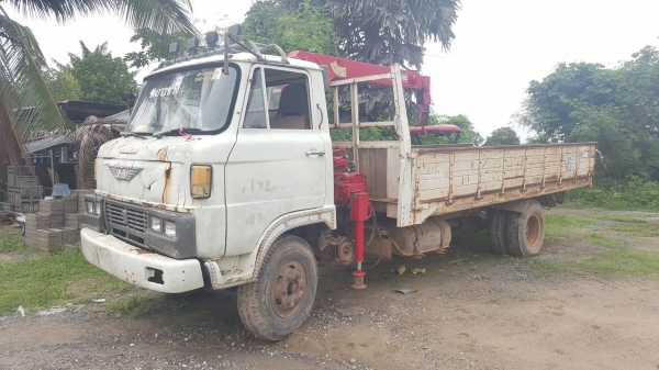 ขาย 6 ล้อ HINO KM545 ติดเครน TADANO 2.5 ตัน เครื่อง WO4D 117 แรงม้า คัสซีสวยตลอดเส้น เอกสารเล่มทะเบียนพร้อมโอน