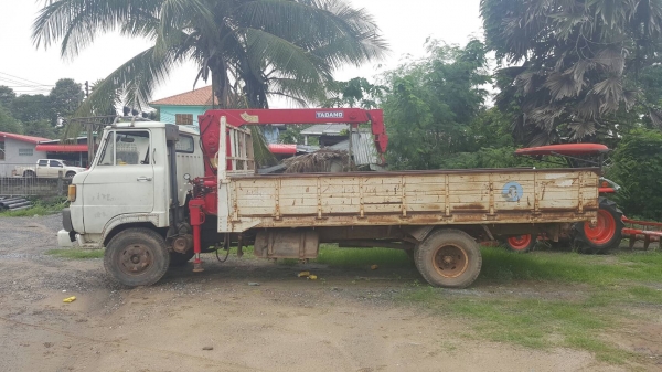 ขาย 6 ล้อ HINO KM545 ติดเครน TADANO 2.5 ตัน เครื่อง WO4D 117 แรงม้า คัสซีสวยตลอดเส้น เอกสารเล่มทะเบียนพร้อมโอน