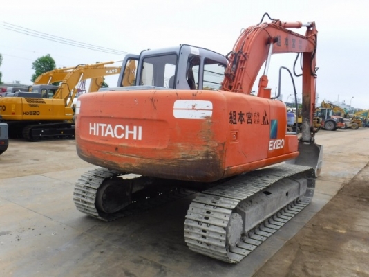 รถขุด 12ตัน EX120-5 # 1E4-51058 สต๊อกรอนำเข้าจากญีปุ่่น โทร.กุ้ง:0813062283