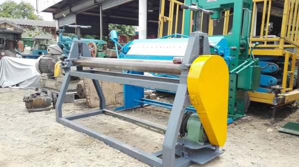 *** ขอบคุณผู้ซื้อ&amp;พี่เสือครับ!! *** แท่นม้วนไฟฟ้า 5 ฟุต.150 cm. เพลาตัน ไฟ 380V. ม้วนหนา 3 mm. เครื่องประกอบใหม่ 100\% มาดูมาเทสก่อนได้ครับ!!