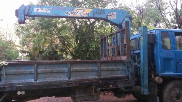 ขายรถหกล้อISUZU ติดเครนTADANO ชุปเปอร์Z 3 ตัน 3 ปอก 2 ชัก