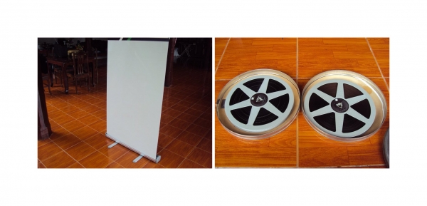 ขายจอหนังแบบพกพา กับ ฟีล์มหนัง 8 มิล สนใจ 0848771379  ID...khonkabin