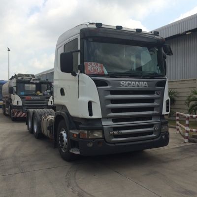 SCANIA  R580 แรง  ปี 51 ถุงลม เกียร์ออโต ขับสองเพลา VAT 7 \%  ราคา 1,800,000 บาท