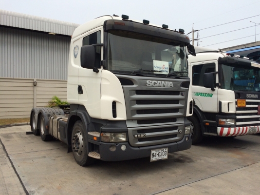 SCANIA  R580 แรง  ปี 51 ถุงลม เกียร์ออโต ขับสองเพลา VAT 7 \%  ราคา 1,800,000 บาท
