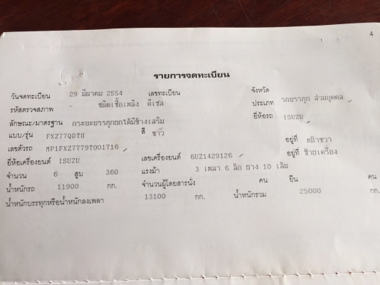 รถอีซูซุ 10 ล้อดั้ม FXZ  360 แรงม้า. ปี 54. , ( ขาย แม่ , ลูก. ) , ( รถวิ่ง 34x,xxx กม. )     สนใจติดต่อ  081 - 6079515