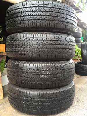 ขายยาง BRIDGESTONE DUELER H/T 684 II 265-65-17 ปี13 ดอกหนา ไม่มีปะ ไม่มีตำหนิ สภาพสวย ชุดละ 5,500 บาท