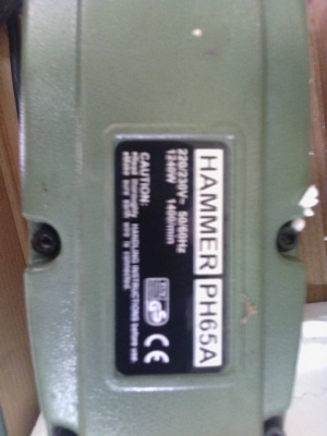 สว่านเจาะทำลาย DEMOLITION HAMMER Ph65A (1240 W.) สว่านเจาะทำลาย DEMOLITION HAMMER Ph65A (1240 W.)