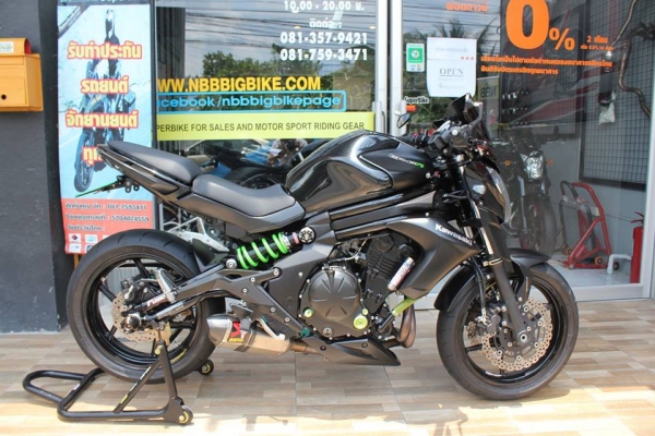 ER6n ปี2014(ABS) ของแต่งเยอะ รถสวยไม่ล้มชน 199,000